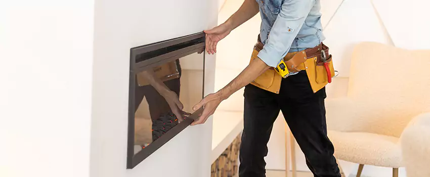 Metal Fireplace Installation in Bellingham, Washington