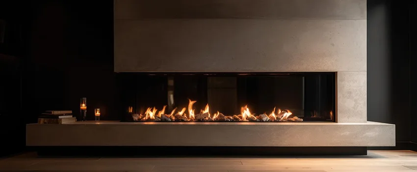 Gas Fireplace Ember Bed Design Services in Bellingham, Washington