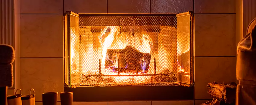 Mendota Hearth Landscape Fireplace Installation in Bellingham, Washington