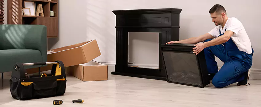 Old Rusted Metal Fireplace Repair And Replacement in Bellingham, WA